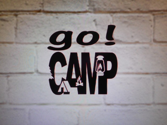 ＧＯ　ＣＡＭＰ　カッティングステッカー　４