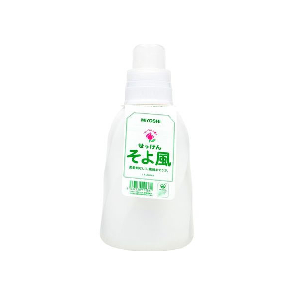 ミヨシ石鹸 そよ風 液体せっけん ボトル 1100mL F047684