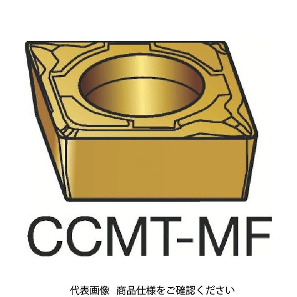 サンドビック コロターン107 旋削用ポジ・チップ CCMT 12 04 04-MF 1115 359-1981（直送品）