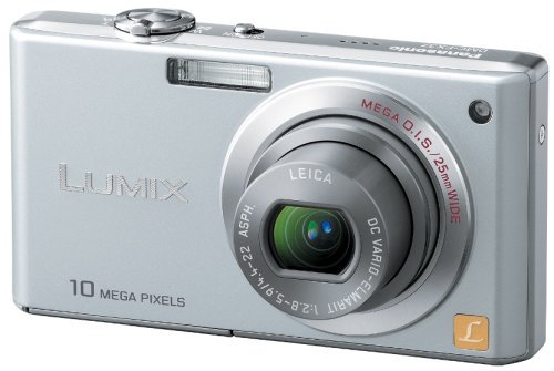 Panasonic デジタルカメラ LUMIX (ルミックス) FX37 プレシャスシルバー DMC-FX37-S【中古品】