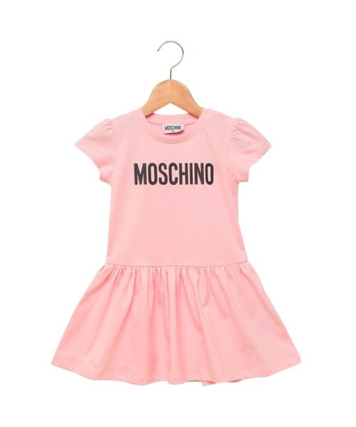 モスキーノ ベビー服 テディベア ピンク キッズ MOSCHINO MDV0BCLAA23 50209