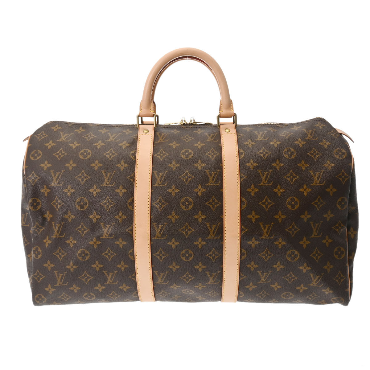 LOUIS VUITTON ルイヴィトン モノグラム キーポル 50 ブラウン M41426 ユニセックス モノグラムキャンバス ボストンバッグ Aランク 中古 