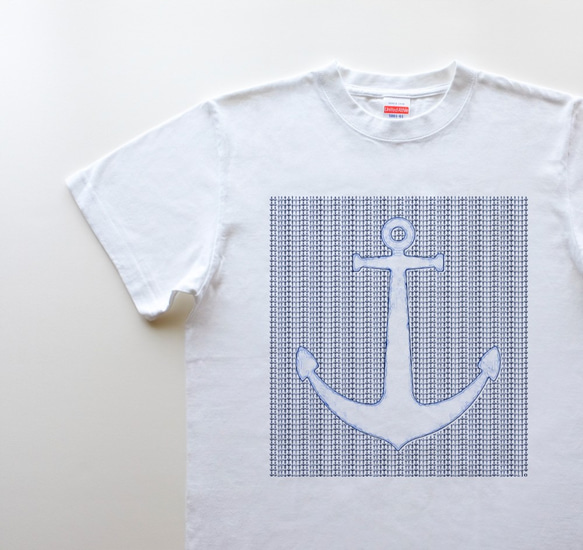 ◆◇ ⚓︎⚓︎⚓︎ 5.6oz Tシャツ white