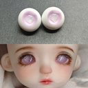 【12mm14mm16mm18mm】 ドールアイ ハンドメイドドール bjd 目 サイズ12/7 オビツ11アイ-4442