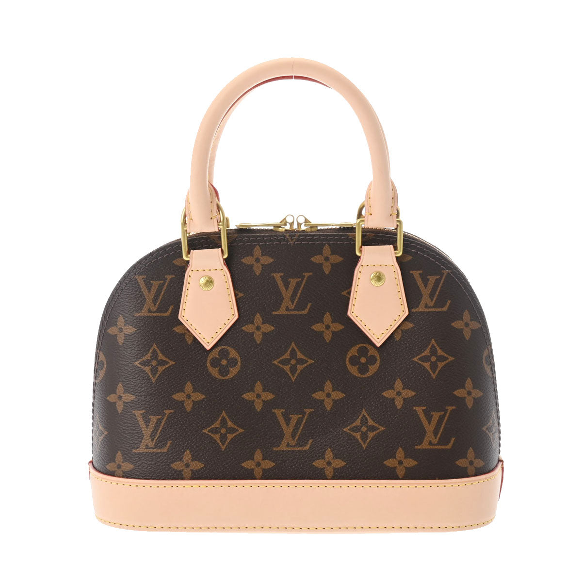 LOUIS VUITTON ルイヴィトン モノグラム アルマ BB 2WAY ブラウン M53152 レディース モノグラムキャンバス ハンドバッグ 新同 中古 