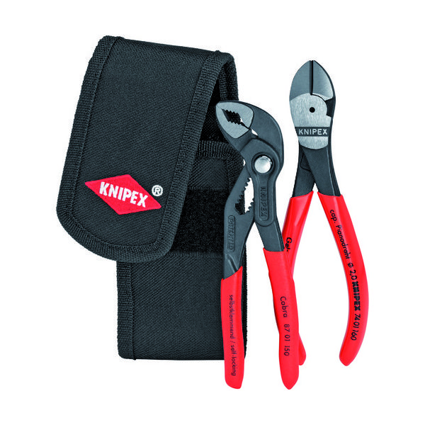 KNIPEX コブラセット ポンププライヤー+ニッパ 002072V02 1セット 828-0651（直送品）