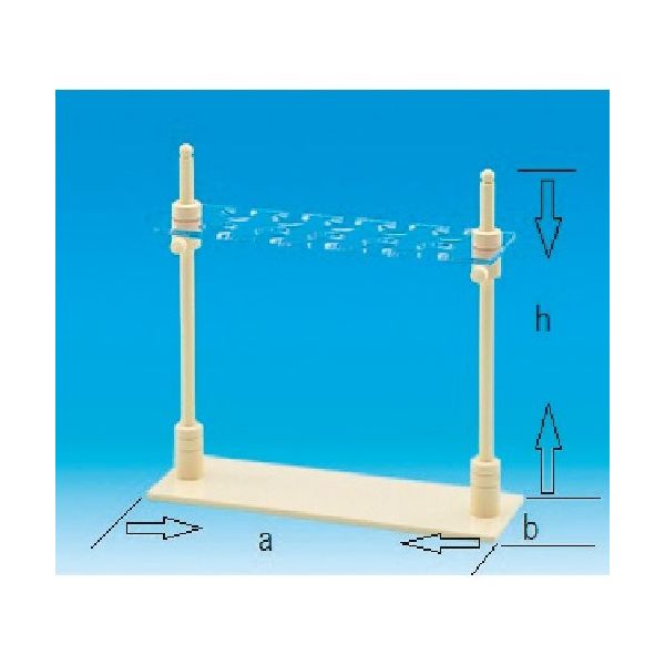 東京硝子器械 TGK 分液ロート台横型PVC 100×10個掛 405-51-43-11 1台 184-9960（直送品）