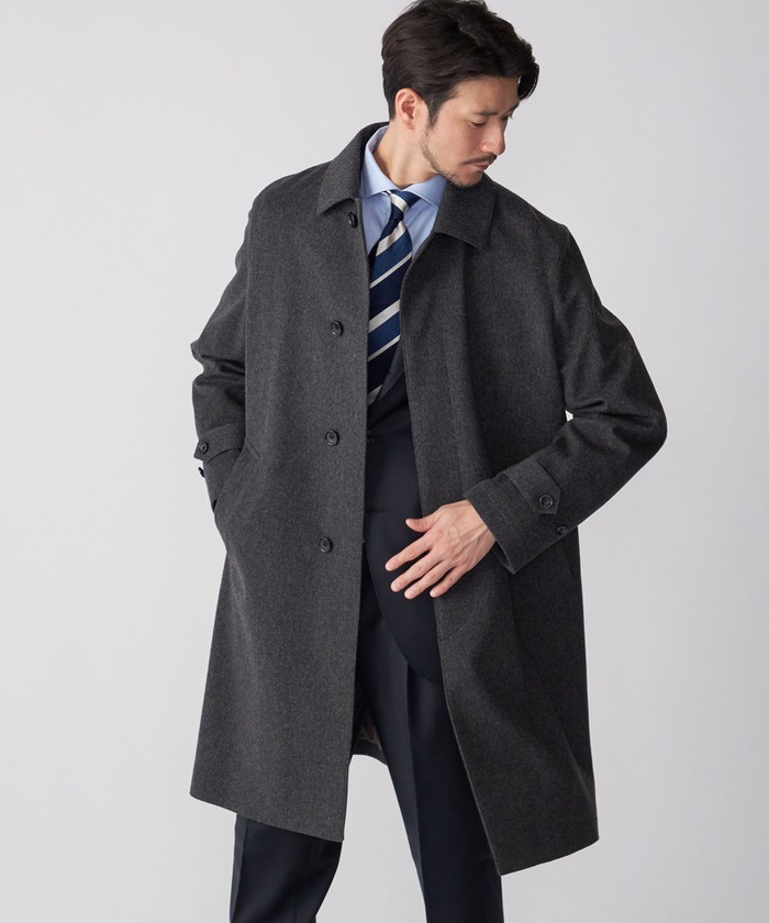 シップス　メン/SHIPS: LORO PIANA FABRIC ストーム システム バルマカン ･･･