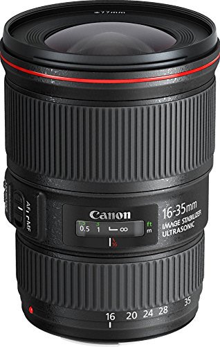 Canon 広角ズームレンズ EF16-35mm F4L IS USM フルサイズ対応 EF16-3540LIS【中古品】