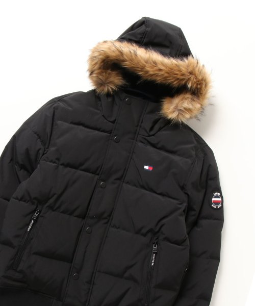 【TOMMY HILFIGER / トミーヒルフィガー】ファー付き 中綿 フード ダウン 159AP863