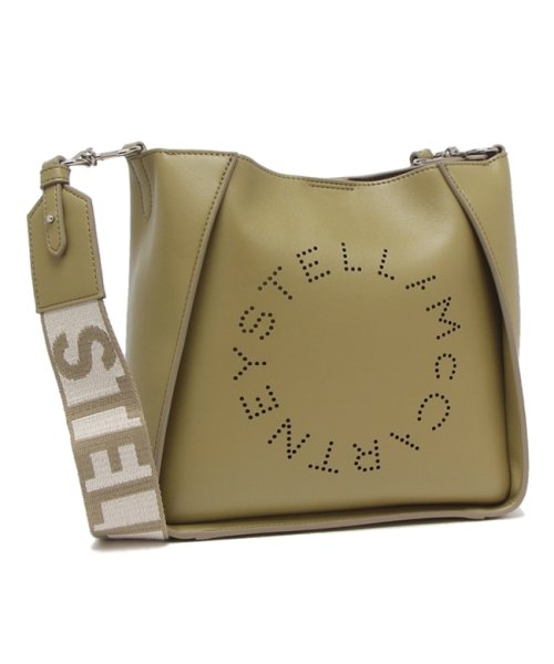 ステラマッカートニー ショルダーバッグ ロゴ グリーン レディース STELLA McCARTNEY 700073 W8542 3032 LOGO SHOULD