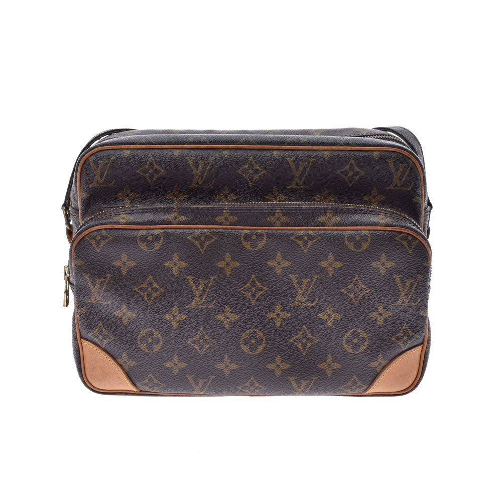 LOUIS VUITTON ルイヴィトン モノグラム ナイル ブラウン M45244 ユニセックス モノグラムキャンバス ショルダーバッグ Bランク 中古 