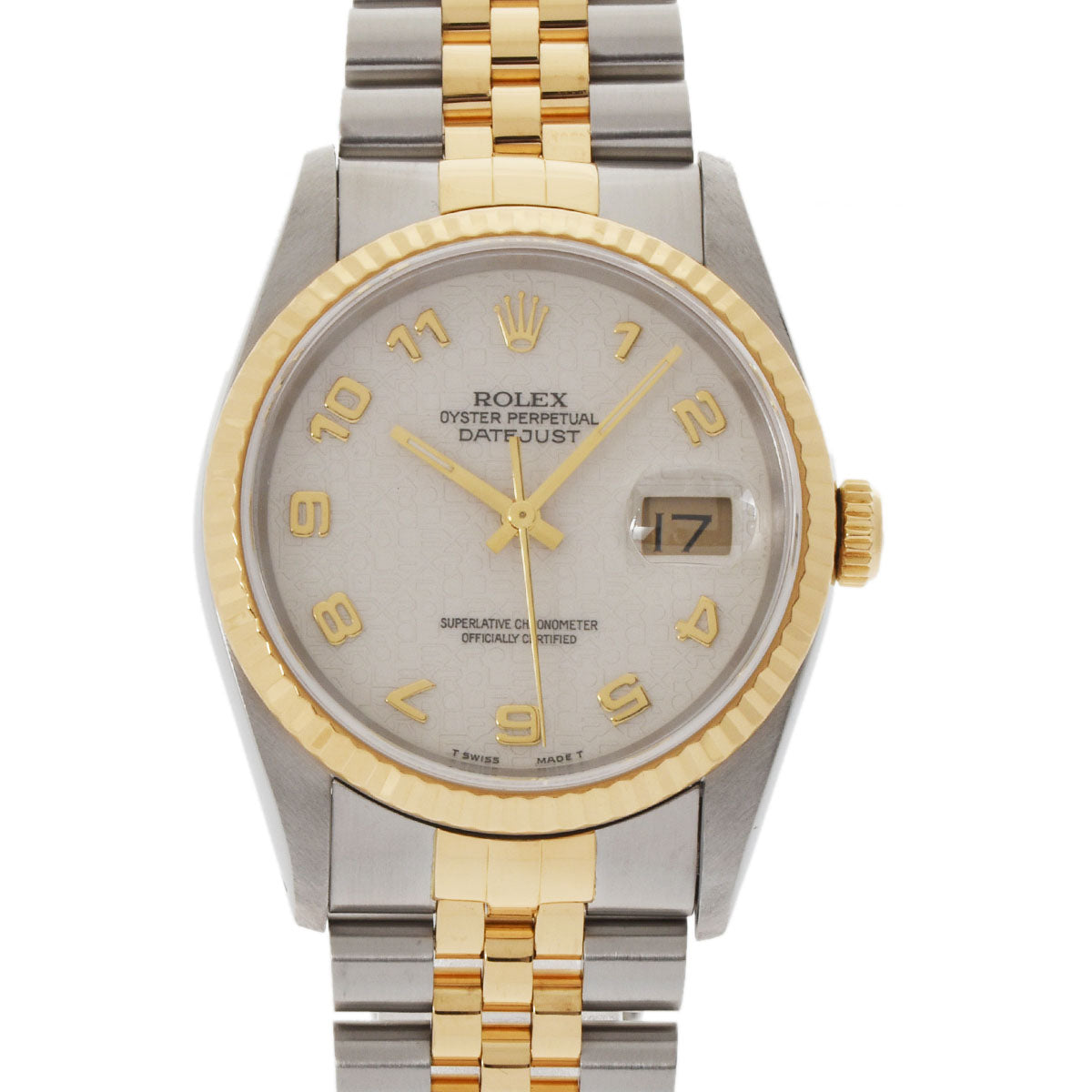 ROLEX ロレックス デイトジャスト 16233 メンズ YG/SS 腕時計 自動巻き コンピューター文字盤 Aランク 中古 