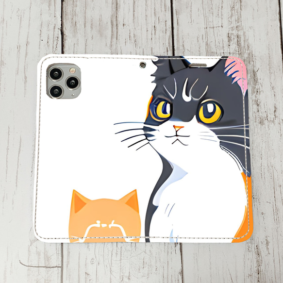 iphoneケース1-3-32 iphone 手帳 ねこ・猫・ネコ 箱1 かわいい アイフォン iface