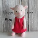 羊毛人形　Happy Zoo  piggy