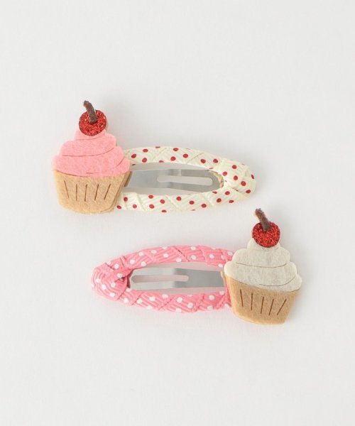 ＜Rockahula Kids＞CUPCAKE CLIPS / ヘアクリップ