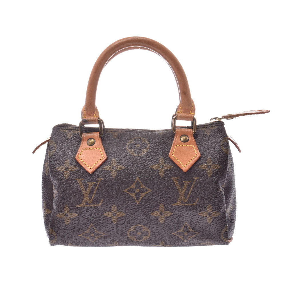 LOUIS VUITTON ルイヴィトン モノグラム ミニスピーディ ブラウン M41534 レディース モノグラムキャンバス ハンドバッグ Bランク 中古 