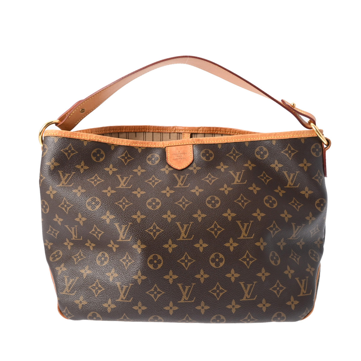 LOUIS VUITTON ルイヴィトン モノグラム ディライトフル PM USA品 ブラウン M40352 レディース モノグラムキャンバス セミショルダーバッグ Bランク 中古 