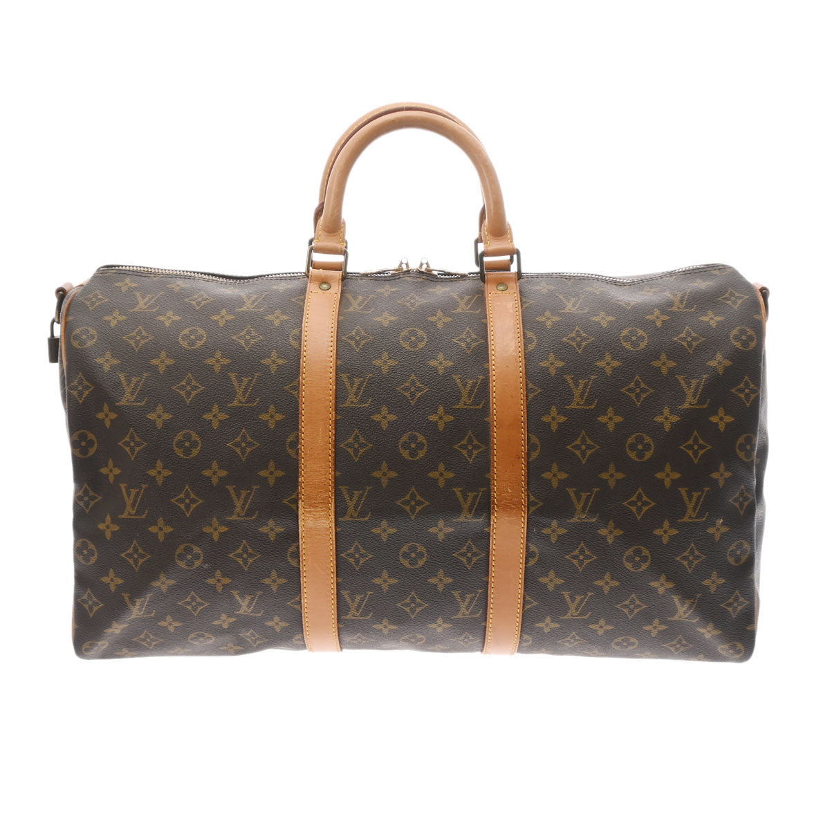 LOUIS VUITTON ルイヴィトン モノグラム キーポルバンドリエール50 ブラウン M41416 ユニセックス モノグラムキャンバス ボストンバッグ Bランク 中古 