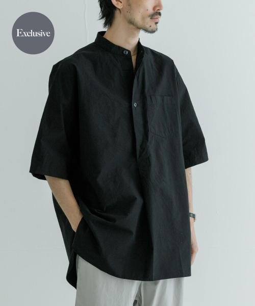 『別注』MASTER&Co.×UR　COTTON LINEN SHORT－SLEEVE SHIRTS