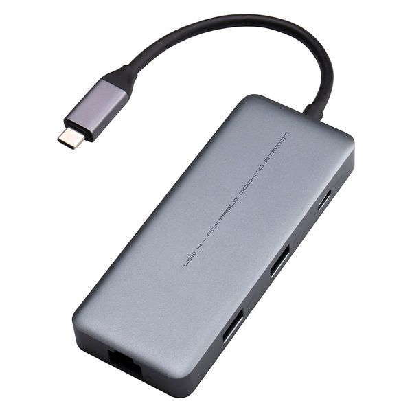 ドッキングステーション TypeC USBハブ USB4 HDMI2.1搭載 DC-PDFE20BK ロジテック 1個（直送品）