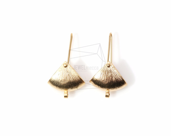 ERG-229-MG【2個入り】ヒンジトライアングルピアス, Hinged Triangular Earring