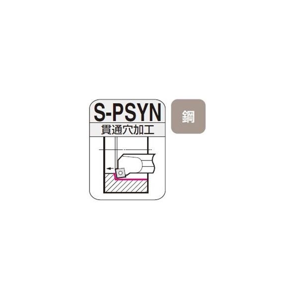 住友電工ハードメタル　SEC-ボーリングバイト　S-PSYN　貫通穴加工用