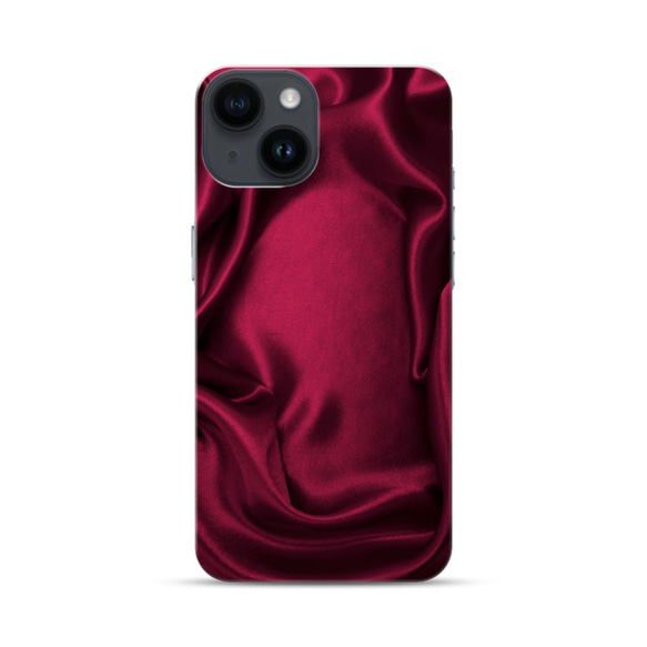 iPhoneケース　elegant pink silk　【高解像度画像使用】