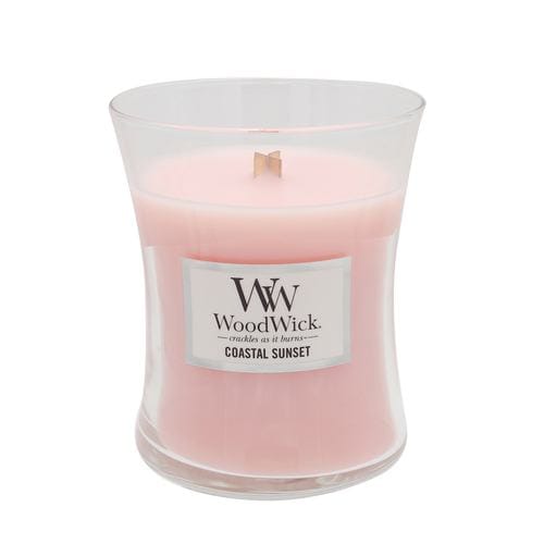 カメヤマキャンドル Wood Wick(ウッドウィック) WWジャーM WW9010563 CTサンセット 燃焼時間約55時間、本体サイズ(φ100×H118mm)