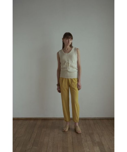 HEM GATHER JERSEY PANTS