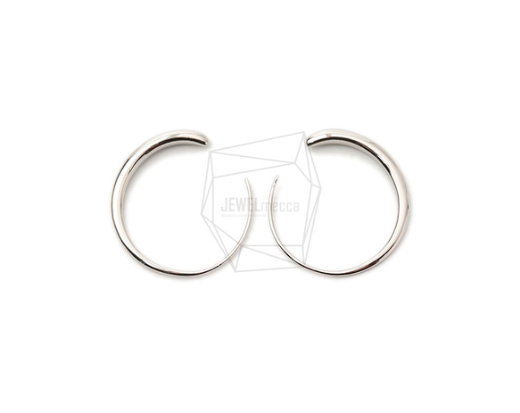 ERG-1672-R【2個入り】ラウンドイヤーフック,Round Ear Hook/23mm x 25mm