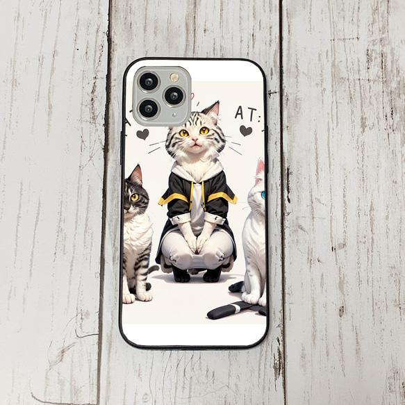 iphoneケース4-3-18 iphone 強化ガラス 猫・ねこ・ネコちゃん 箱15 かわいい アイフォン iface