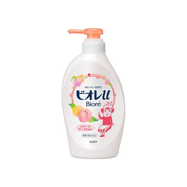 KAO ビオレu スイートピーチの香り ポンプ 480mL F031720