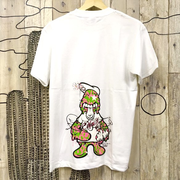 COYOTE©︎ Tシャツ【白地/背面プリント】