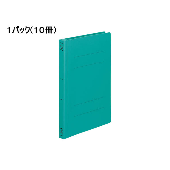 コクヨ フラットファイルPP B5タテ とじ厚15mm 緑 10冊 1パック(10冊) F835879-ﾌ-H11G