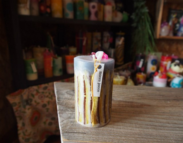 candle　円柱wide6ｃｍ　ｄ3004