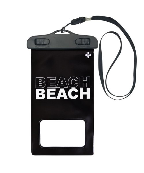 防水ポーチ シーディーエム cdm BEACH ブラック iphone xperia galaxy 多機種対応 スマホケース