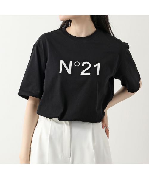 ヌメロ ヴェントゥーノ/N°21 Tシャツ F131 4157 クルーネック 半袖 ロゴ プリント