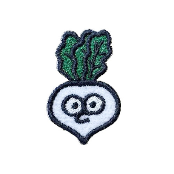 刺繍ワッペン　野菜【かぶ】