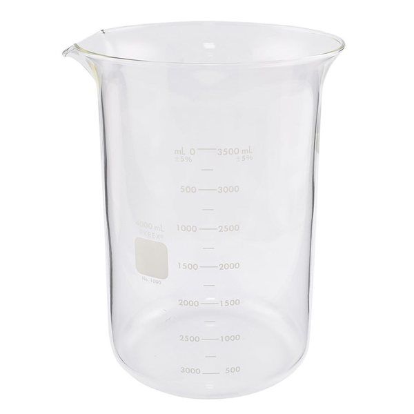 コーニングインターナショナル ビーカー PYREX(R) 4000mL 1000-4L 1個 2-9425-15（直送品）