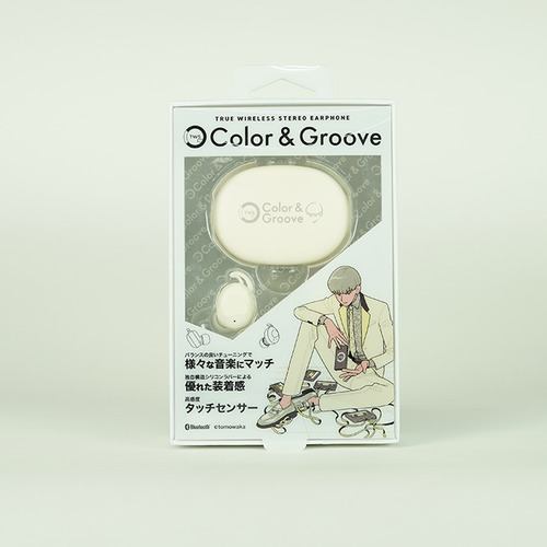 イツワ商事 KTWE01CW COLOR&GROOV Ebluetooth 完全ワイヤレスイヤホン COLOR&GROOVE(カラー&グルーヴ) クリームホワイト