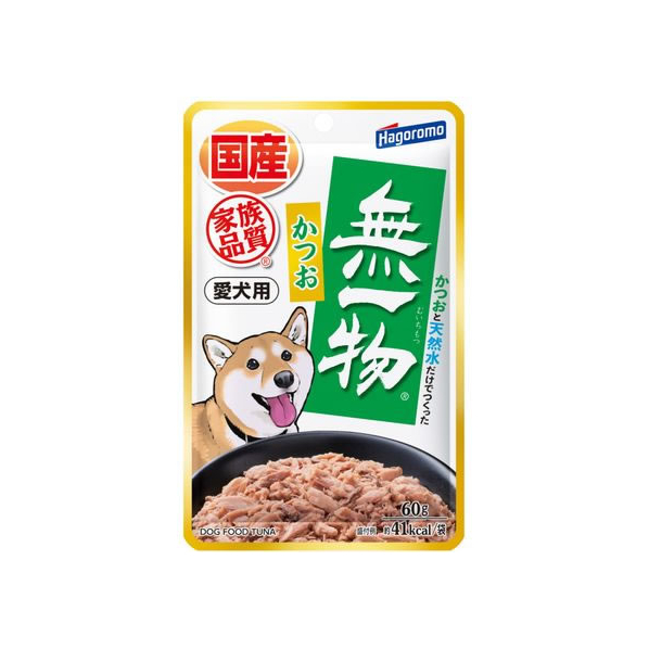 はごろもフーズ 愛犬用無一物パウチ かつお 60g FC923PM-3831