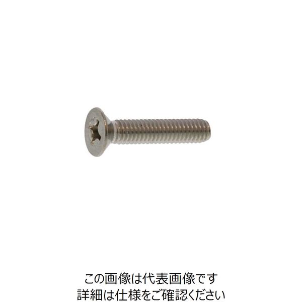 ファスニング J SC-4 ステンレス（+）皿小ねじ 6X65（ゼン 0002000100600650G4 1箱（100個）（直送品）