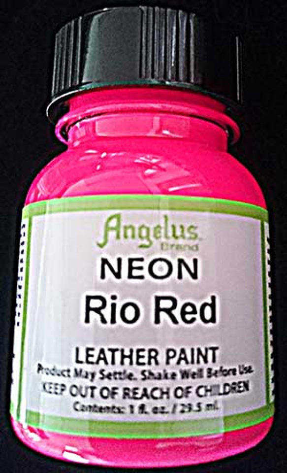 Angelus leather paint 　NEON リオレッド