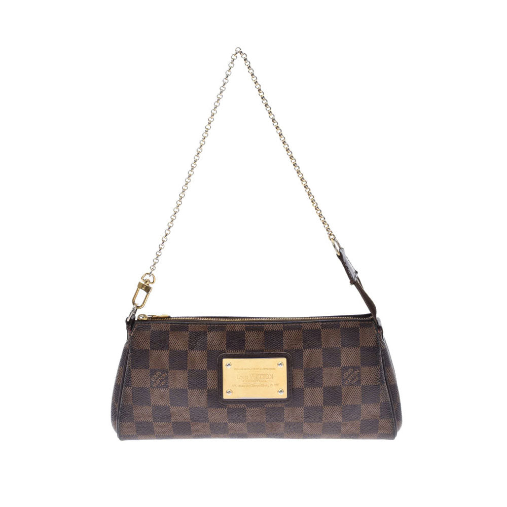 LOUIS VUITTON ルイヴィトン ダミエ エヴァ 2WAY ブラウン N55213 レディース ダミエキャンバス ショルダーバッグ Bランク 中古 