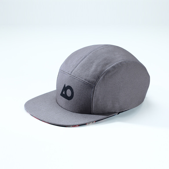 AO 5✭ Gray ✭ Handmade 5 Panel Hat／Limited／グレー Camp Cap