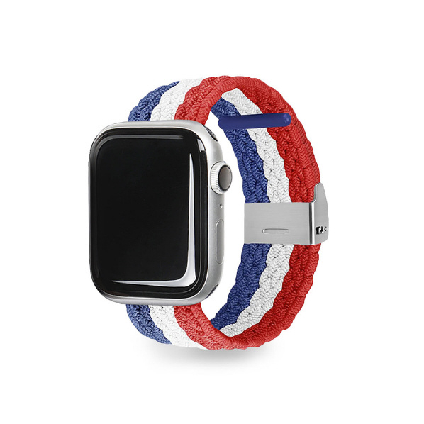 EGARDEN Apple Watch 49/45/44/42mm用LOOP BAND ブルー&レッド EGD23122AW