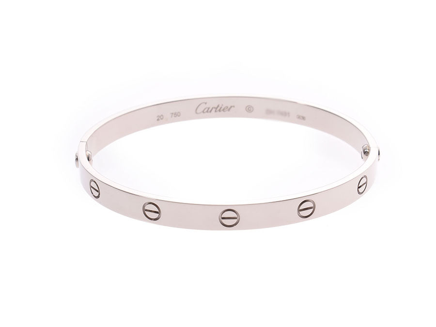 CARTIER カルティエ ラブブレスレット #20 ユニセックス K18WG ブレスレット Aランク 中古 