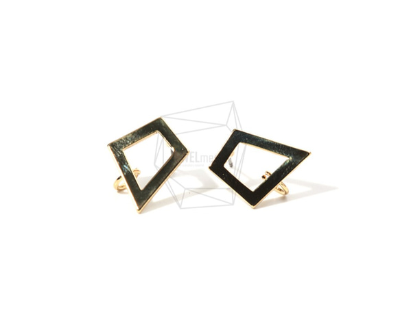 ERG-776-G【2個入り】ジオメトリック ピアス,Geometric Outline Post Earring