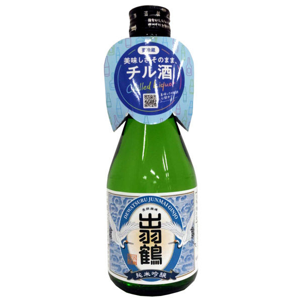 秋田清酒 [冷蔵] チル酒 出羽鶴 純米吟醸生酒 日本酒 300ml×12本 4970916260828 12本（直送品）